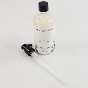 Beekman 1802 Ziegenmilch Hand Duschgel Ylang Ylang Tuberose 12,5 oz NEU mit Pumpe - Bild 1 von 5