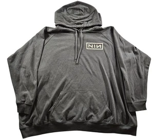 Sudadera con Capucha Nine Inch Nails Para Hombres 5XL Negra Bonita Máquina de Odio Pullover Banda NIN Logo - Imagen 1 de 8