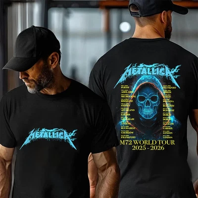 M72 World Tour 2025 - 2026 Tshirt, Metallica Tour Australia 2025 T-Shirt - Image 1 of 4