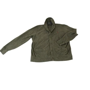 Polo Ralph Lauren Pullover Damen olivgrün groß Nachlass gerippt - Bild 1 von 8