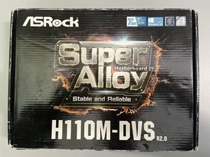 ASRock Scheda Madre H110M-DVS Rev. 2.0 Micro ATX LGA 1151 - NON FUNZIONANTE - Foto 1 di 10