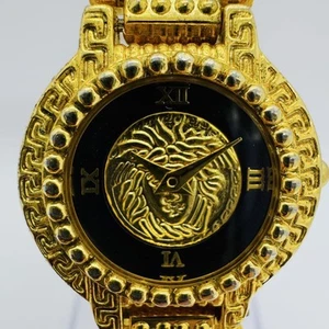 GIANNI VERSACE Medusa Coin Watch GP Used - Picture 1 of 5