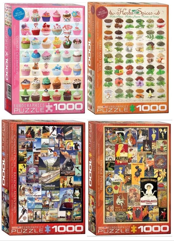 EGBundle-04 - Eurographics 1000 pc Jigsaw Puzzle Bundle - 04 - Image 1 of 1