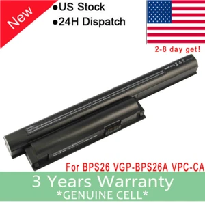 For Sony VAIO SVE15 SVE141J11W SVE151D11M VPCEH 10.8V Battery VGP-BPS26 F - Picture 1 of 7