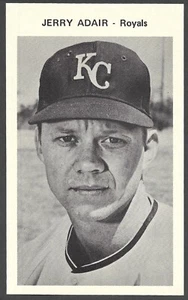 1970 Jerry Adair KANSAS CITY ROYALS UNSIGNED 4-1/4 x 7 PICTURE PACK PHOTO #2 - Picture 1 of 1
