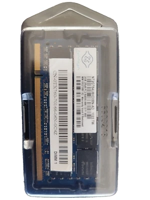 Barette mémoire ram DDR2 SODIMM (2 X 2GO) - Photo 1/2
