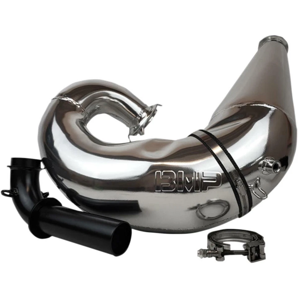 BikeMan Performance - 01-126-C - Performance Single Pipe, Ceramic Chrome