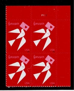 US Scott #5826, Plate Block #P111 2024 Love VF MNH - Picture 1 of 1