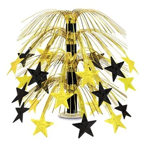 Beistle Black and Gold Star Centerpiece (1/Pkg) Party Decoration : New Years - Picture 1 of 1