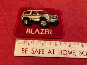 Vintage Auto Sew On Patch Chevy Blazer - Picture 1 of 1