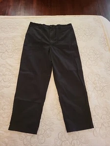 Jenni Kayne Black Pants Size 10 Cargo Cotton Stretch - Picture 1 of 11