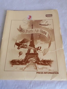 Paris Airshow 1985 Press information pack with Photos stickers paperwork - Picture 1 of 10