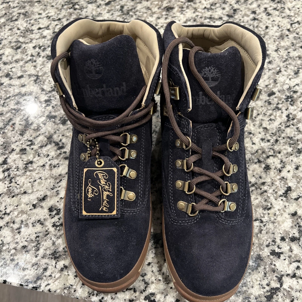 Timberland × Charles・F・Stead boots Timberland Mens Blue Suede Boots Charles F Stead & Co | eBay