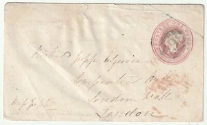 1852 =498= NUMERAL MANCHESTER & UDC ARDWICK 1d PINK CARPENTERS HALL LONDON WALL - Bild 1 von 2