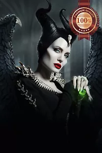 MALEFICENT CHARACTER ANGELINA JOLIE CINEMA MOVIE PRINT PREMIUM POSTER - Imagen 1 de 6