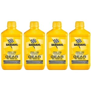 4 Litro Bardhal 75W140 LS Gear Oil Olio Differenziale Racing Oil Limited Slip - Foto 1 di 3