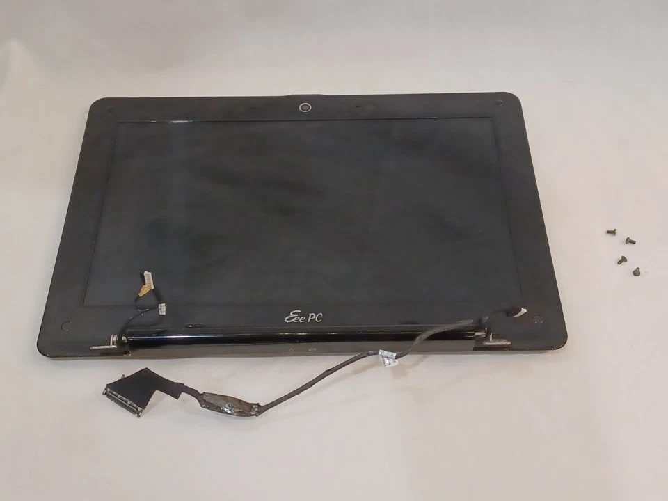 Asus Eee PC 1008HA 10.1" LED Display Screen Assembly w/ Cables & Screws - Image 1 of 4