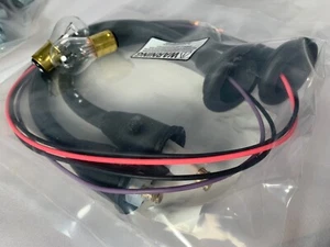 1957 CHEVY TAIL LIGHT REAR BODY WIRING HARNESS PIGTAILS W/ BULBS USA - Picture 1 of 2