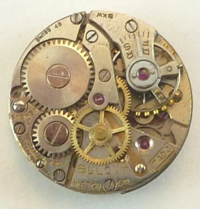 Vintage Bulova 7ADC Mechanical Movement - Parts / Repair - Picture 1 of 5