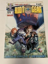 Riot Gear #8 1994 Triumphant Comics Numbered!