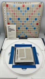 Vintage 1977 Scrabble Deluxe Ed. Turntable Board W/ Complete Tiles S & R Games - Picture 1 of 7