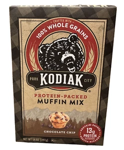 Kodiak Cakes Protein Packed Chocolate Chip Muffin Mix 14 oz - Picture 1 of 1