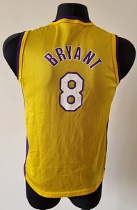 NBA Los Angeles Lakers basketball Champion Authen jersey #8 Bryant size L 14-16A - Picture 1 of 9