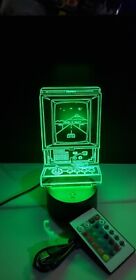 Vectrex led light with remote (show it off)comes in 2 colors black or white 