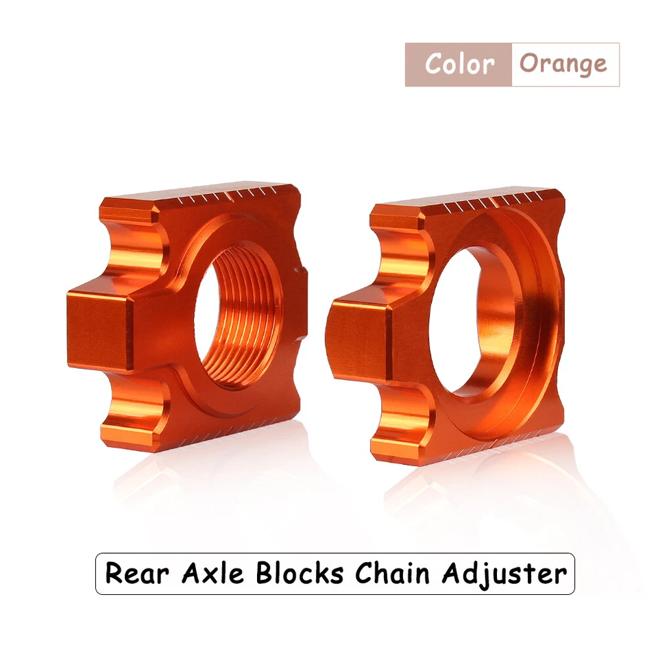 Ajustador de tensor de cadena de bloque de eje para KTM SX SXF XC XC-F 125 150 250 350 450 Foto 1 de 4