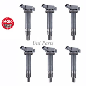 90919C2002 6 pcs OEM NGK Ignition Coils For Toyota 4Runner FJ Cruiser 4.0 U5090 - Picture 1 of 6