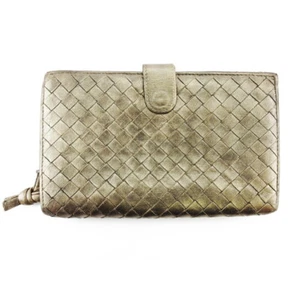 BOTTEGAVENETA Purse gold Women 114074 Authentic secondhand - Picture 1 of 9