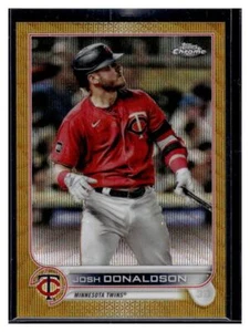 2022 Topps Chrome #226 Josh Donaldson Gold Wave Refractor #/50 - Imagen 1 de 2