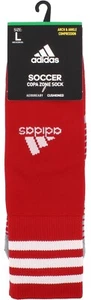 Adidas Copa Zone (groß) gepolsterte rote Fußballsocken über der Wade - Bild 1 von 6