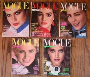 VOGUE magazine 1981 five issues distress September - Picture 1 of 3