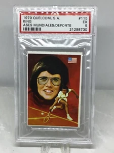 1979 Quelcom Large #115 Billie Jean King PSA 2 (Only one graded by PSA) - Picture 1 of 2