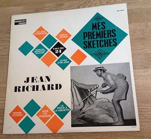 LP Humour Jean Richard Mes premiers sketches 1966 disque comme NEUF * - Picture 1 of 2