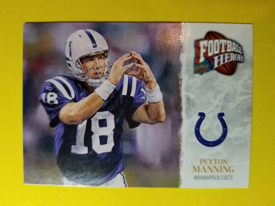 HOF PEYTON MANNING #402 INDIANAPOLIS COLTS - 2009 UPPER DECK HEROES NFL FOOTBALL - Image 1 of 1
