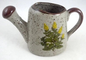 Mini jarrón Takahashi Japón regadera de gres moteado crema jarra crema - Imagen 1 de 12