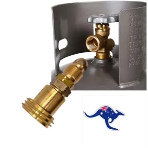ADAPTER TO reFILL AUSTRALIAN GAS Bottle LPG ACME Filling POINT to AU POL - Picture 1 of 2