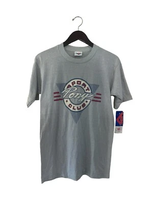 vintage PONY sport club t-shirt mens size medium deadstock NWT 90s USA made - Image 1 of 4