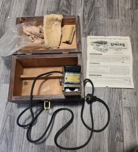 1940s Syncro Electric Sander-polisher Model 504 Very Rare W/manual Works Good. - Picture 1 of 14