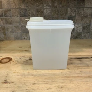 Vintage Tupperware 3,5 Tassen Store N Pour Behälter transparent mit Deckel #499-1 - Bild 1 von 14