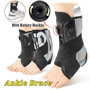 US Foot Drop Ankle Brace Splint Orthotics Fracture Sprain Injury Metal Support - Picture 1 of 30