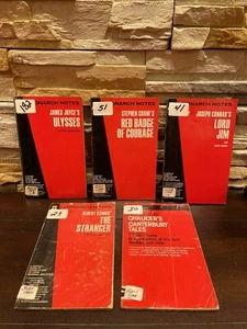 Lot of 5 Monarch Notes- 1963 To 1970 - Picture 1 of 8