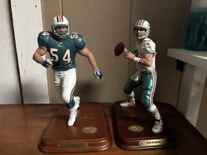 Dan Marino Zach Thomas Danbury Mint Figures Miami Dolphins - Picture 1 of 2