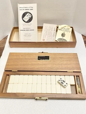 Vintage Domino Cribbage Set Five-Up Company Handcrafted - Image 1 of 4