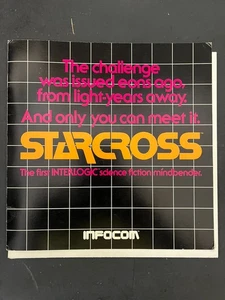 Manual y póster Starcross por Infocom solamente - Imagen 1 de 4