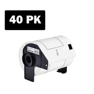 40 Rollos 103mmx164mm Papel Envío 180 Etiquetas Compatible Brother QL-1050 DK-1247 - Imagen 1 de 21