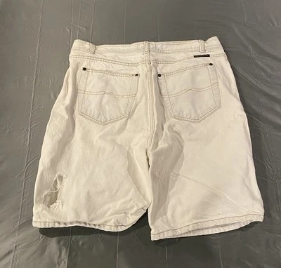 Vintage Structure Jean Co Jean Shorts Mens Size 36 White /ivory Made in USA 90's - Image 1 of 4