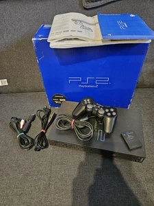 PS 2 Konsole FAT (PlayStation) SCPH- 50004 Controller, Kabel, Memory Card, OVP - Bild 1 von 16